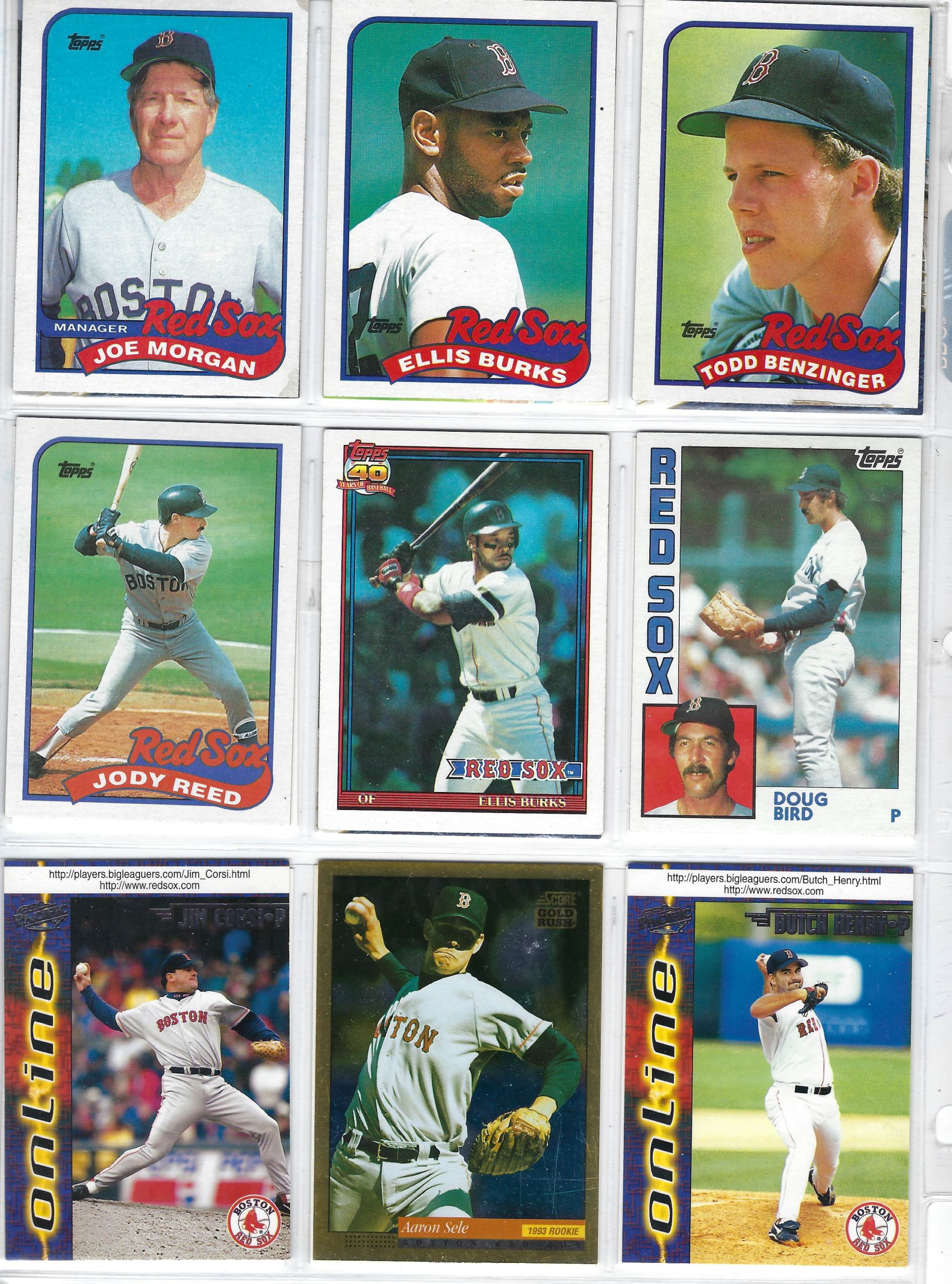 Lot: 34 Card Sleeve of Baseball Cards - Image 3
