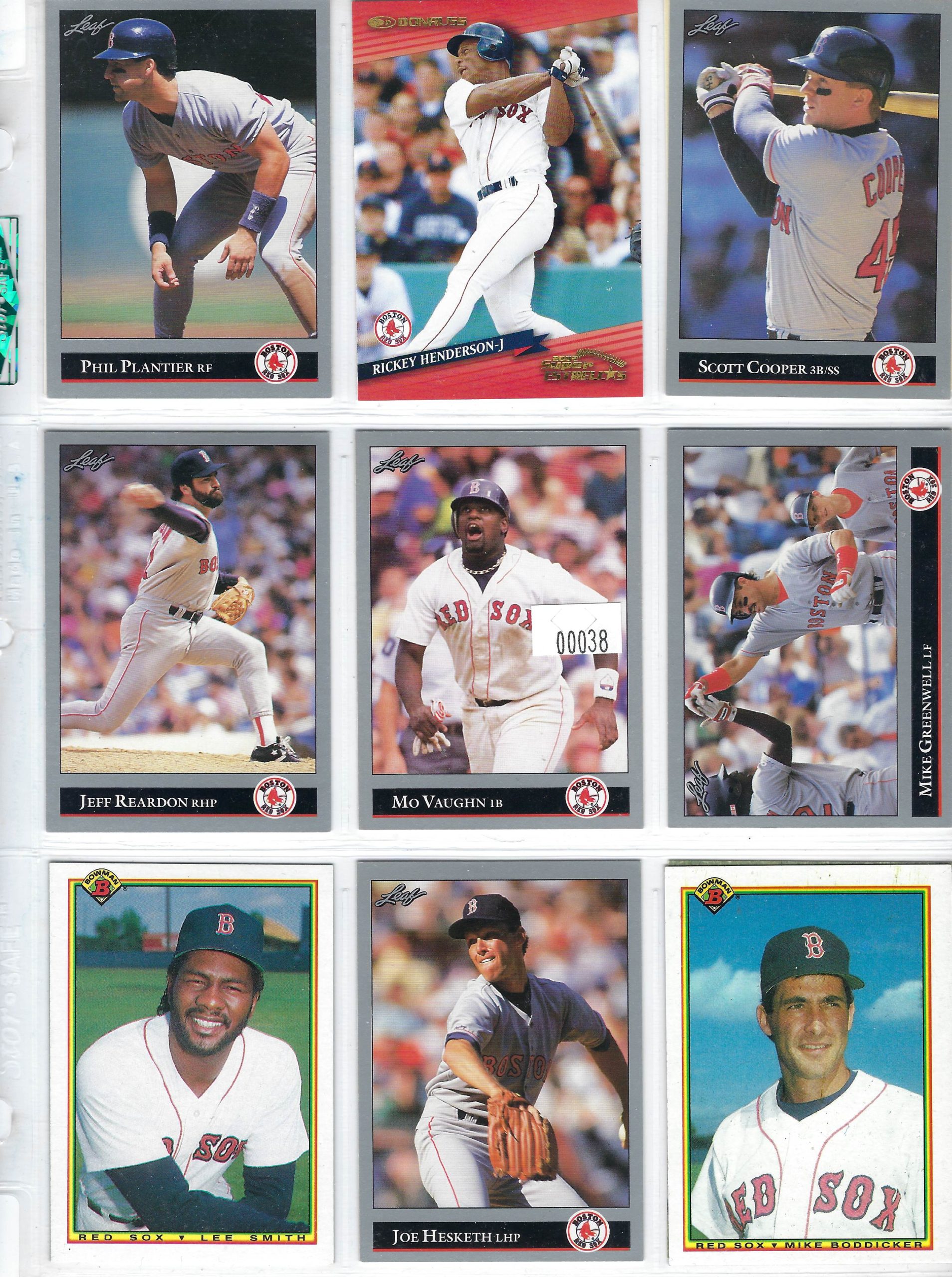 Lot: 38 Card Sleeve of Baseball Cards