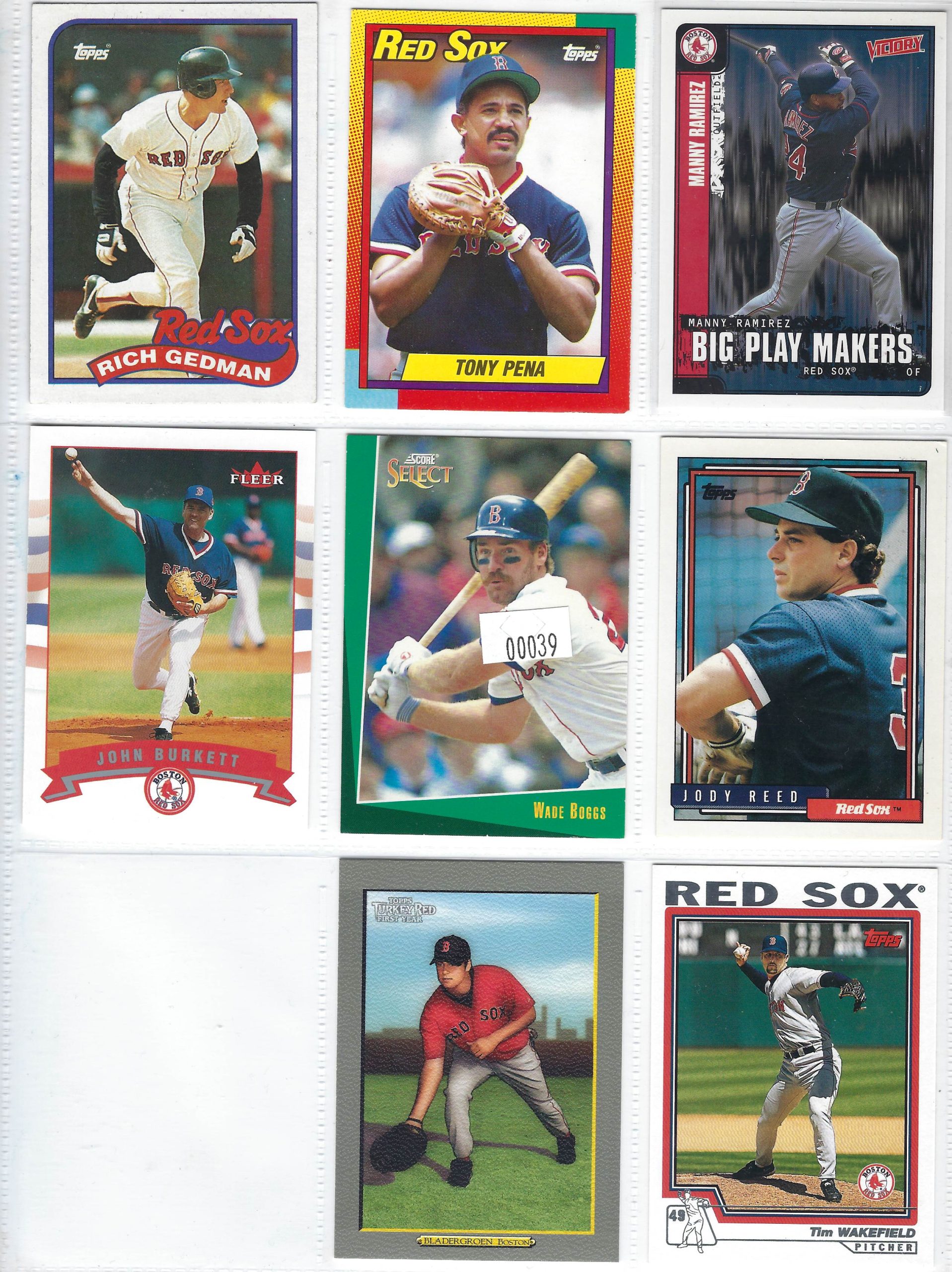 Lot: 39 Card Sleeve of Baseball Cards