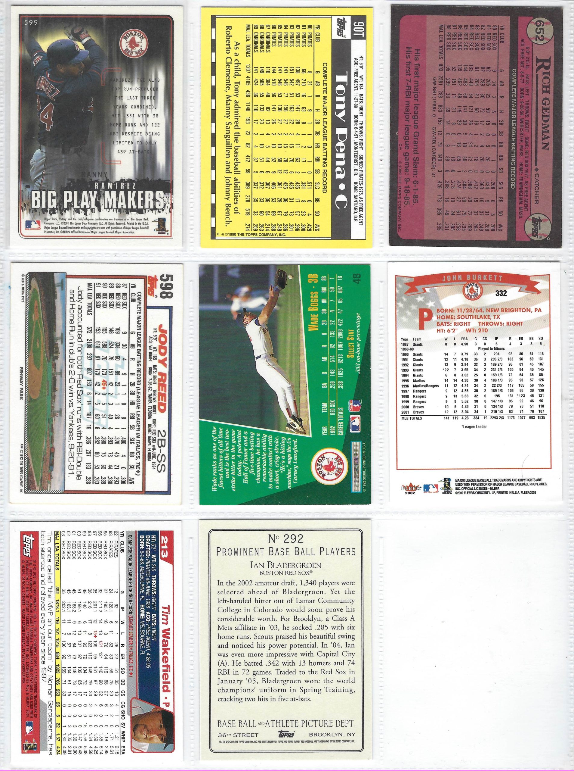 Lot: 39 Card Sleeve of Baseball Cards - Image 2