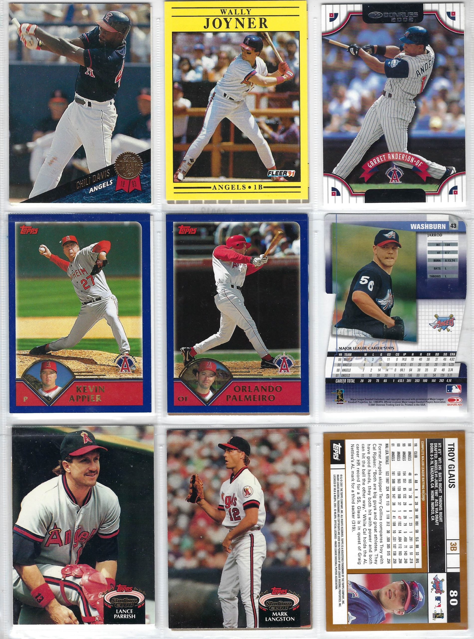 0012 Card Sleeve of Baseball Cards